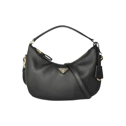 Triangle-Logo Shoulder Bag