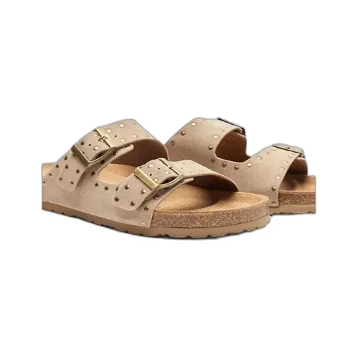 Scarosso Delilah Stud-Embellished Slip-On Sandals