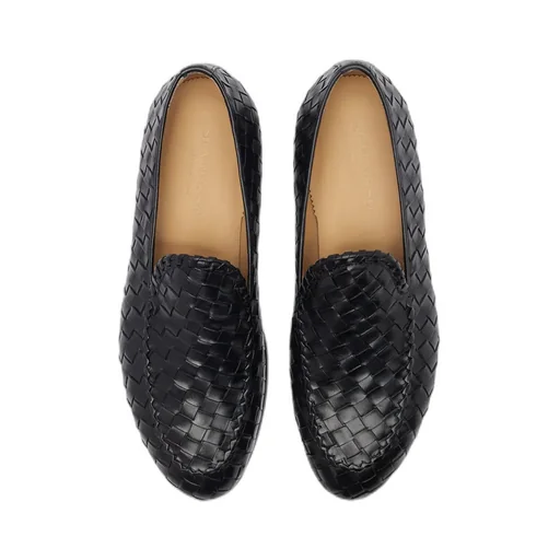Scarosso Vittorio Interwoven-Designed Loafers