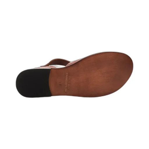Scarosso Helene Round-Toe Sandals