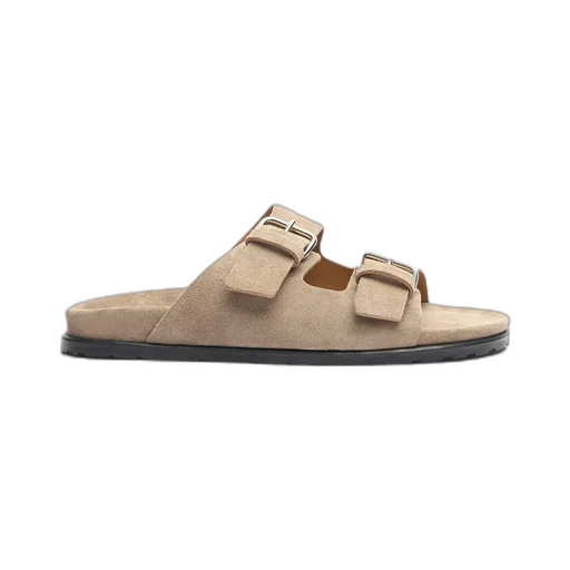 Scarosso Enea Buckled Slip-On Sandals