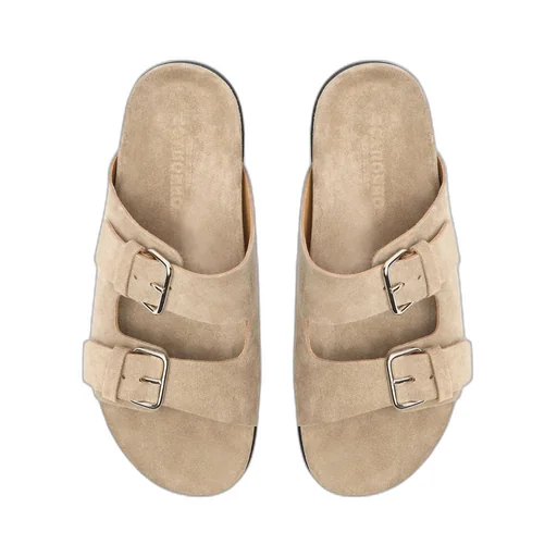Scarosso Enea Buckled Slip-On Sandals