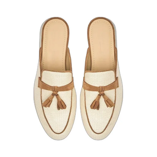 Scarosso Lucrezia Tassel-Detailed Slip-On Mules