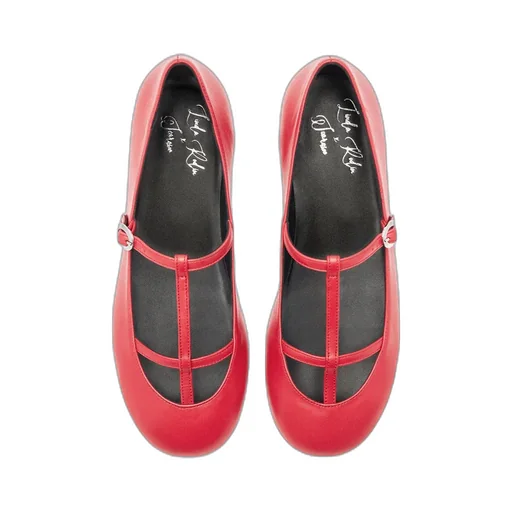 Scarosso Linda I Round-Toe Ballerina Shoes