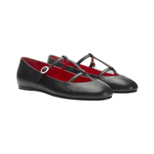 Scarosso Linda I Round-Toe Ballerina Shoes