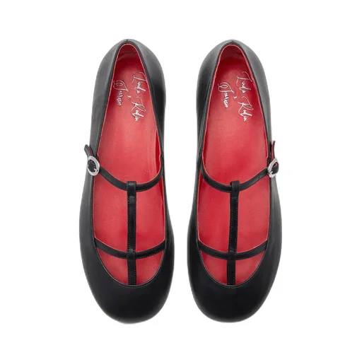 Scarosso Linda I Round-Toe Ballerina Shoes