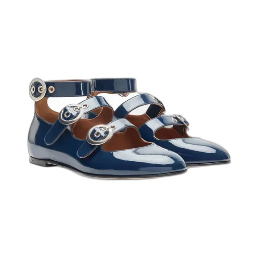 Scarosso Linda Ii Ankle Strap Ballerina Shoes