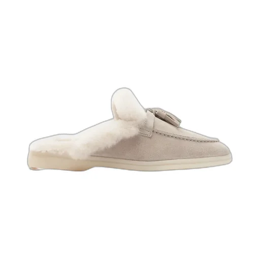 Scarosso Lucrezia Shearling Slip-On Mules