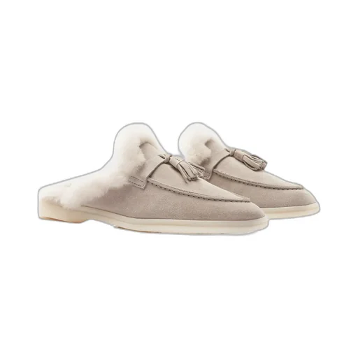 Scarosso Lucrezia Shearling Slip-On Mules
