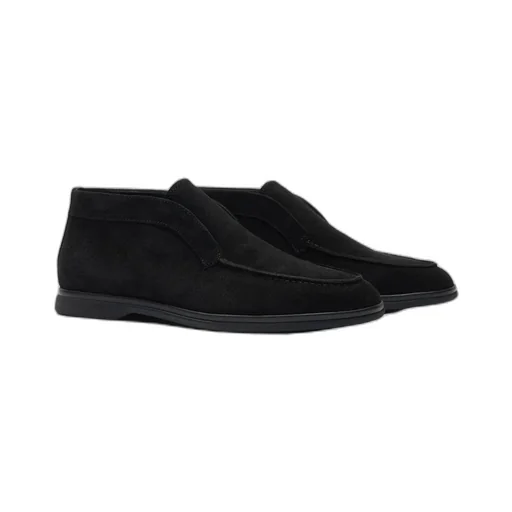 Scarosso Leonardo Round-Toe Ankle Boots