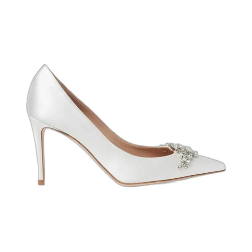 Scarosso Greta Embellished Pointed-Toe Pumps