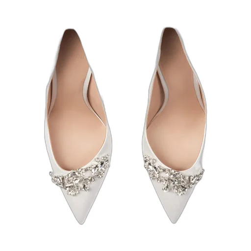 Scarosso Greta Embellished Pointed-Toe Pumps