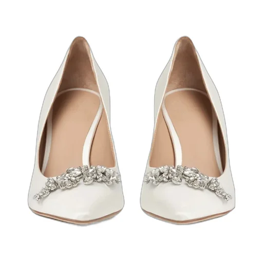 Scarosso Greta Embellished Pointed-Toe Pumps