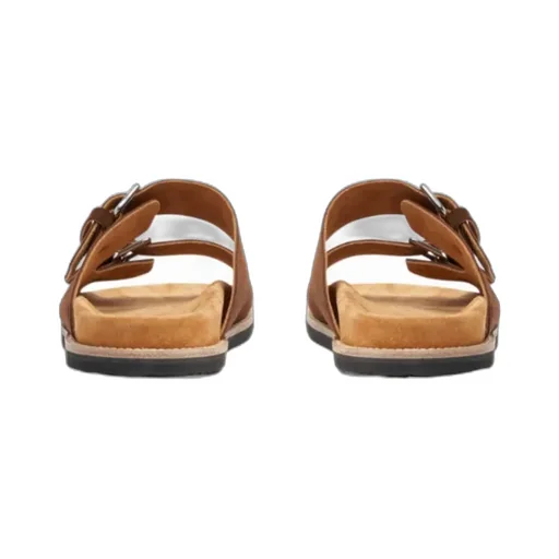 Scarosso Enea Buckled Slip-On Sandals
