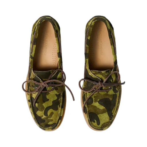 Scarosso Morgan Camo Boat Shoes