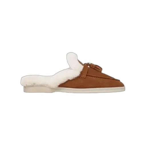 Scarosso Lucrezia Shearling Slip-On Mules