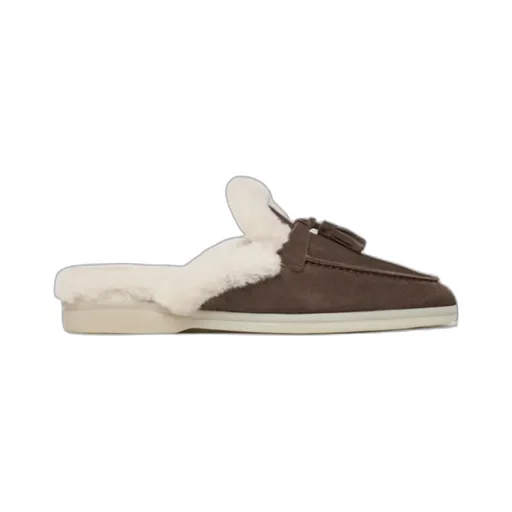 Scarosso Lucrezia Shearling Slip-On Mules