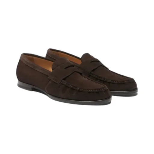Scarosso Fred Round-Toe Loafers