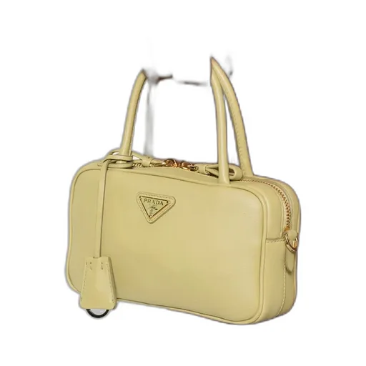 Prada Triangle-Logo Zipped Handbag