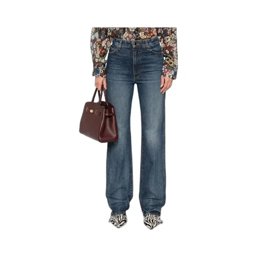 Khaite Danielle Straight-Leg Jeans