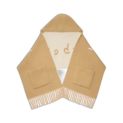 Burberry Hood Detailed Fringed Scarf