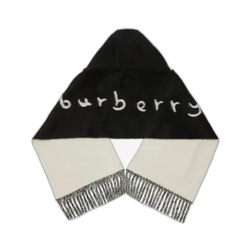 Burberry Hood Detailed Fringed Scarf
