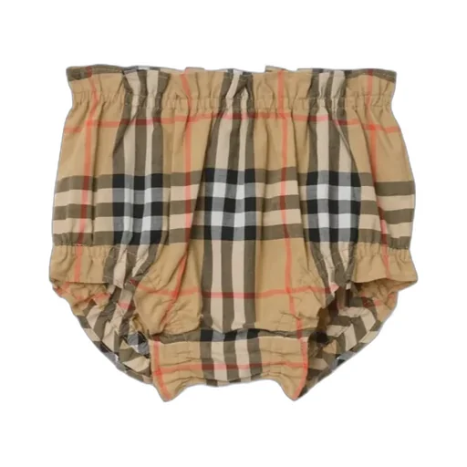 Burberry Kids Checked Peter Pan-Collar Pleated Dress Set