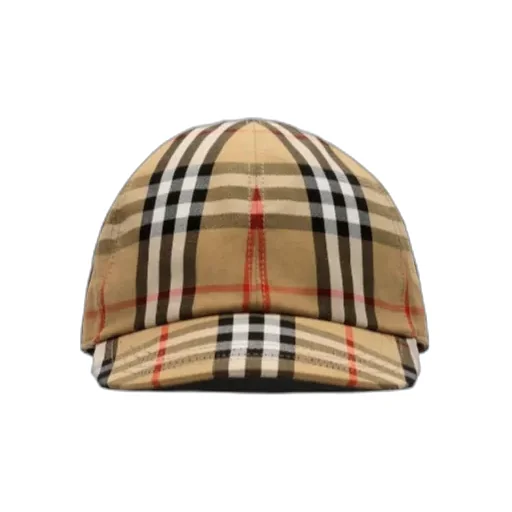 Check Cotton Baseball Cap