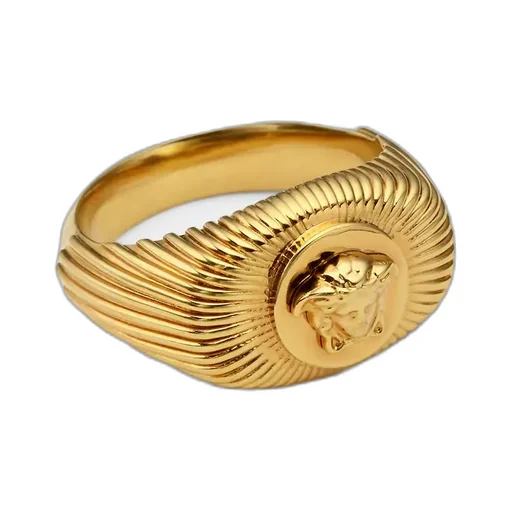Versace Medusa Head Signet Ring