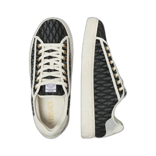 Versace Greca Lace-Up Sneakers