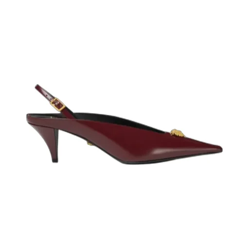 Versace Pointed-Toe Slingback Pumps