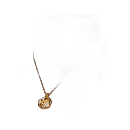 Versace Embellished Pendant Necklace