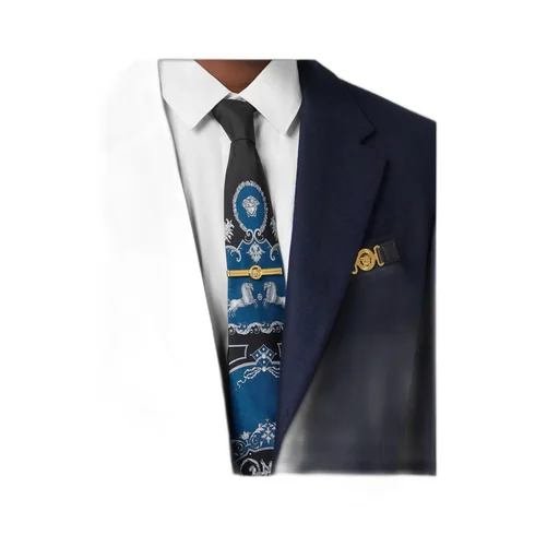 Versace Medusa-Head Tie Clip