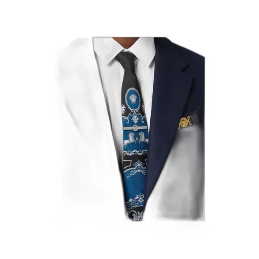 Versace Medusa-Head Tie Clip