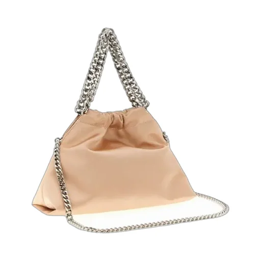 Stella Mccartney Logo Plaque Chained Tote Bag