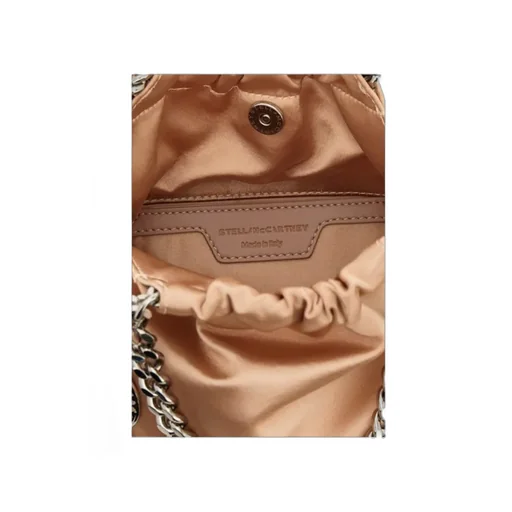 Stella Mccartney Logo Plaque Chained Tote Bag
