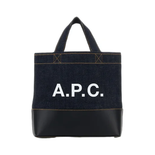 A.P.C. Denim Mini Axel Tote Bag