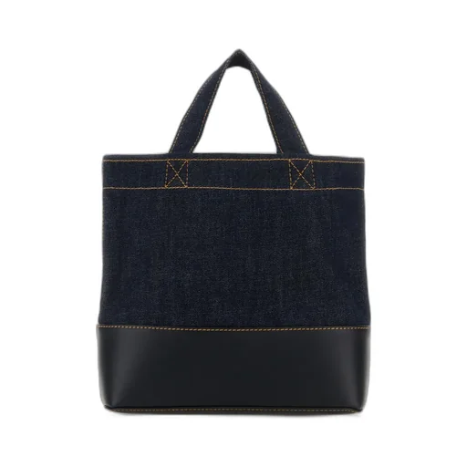A.P.C. Denim Mini Axel Tote Bag