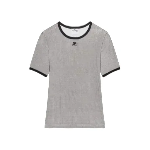 Courrges Signature Contrast T-Shirt