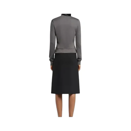 Buttoned Midi Skirt
