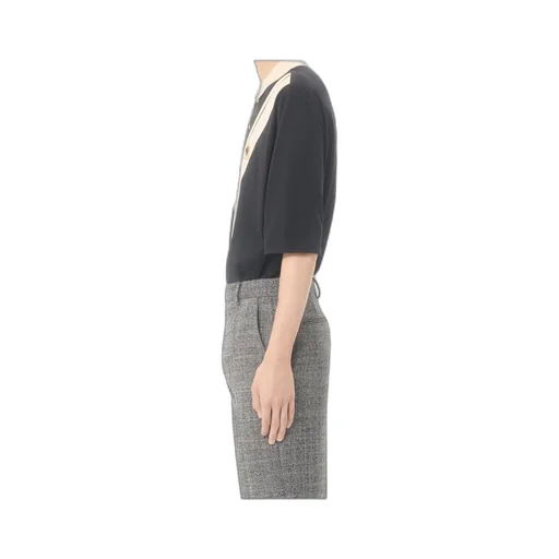 Valentino	Embroidered Short-Sleeved Polo Shirt