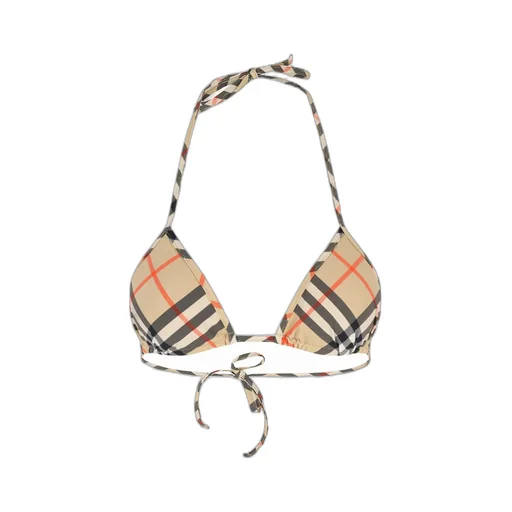 Burberry Checked Halterneck Bikini Top