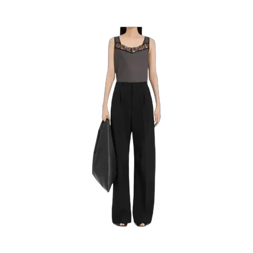 Mm6 Maison Margiela Wide-Leg Trousers