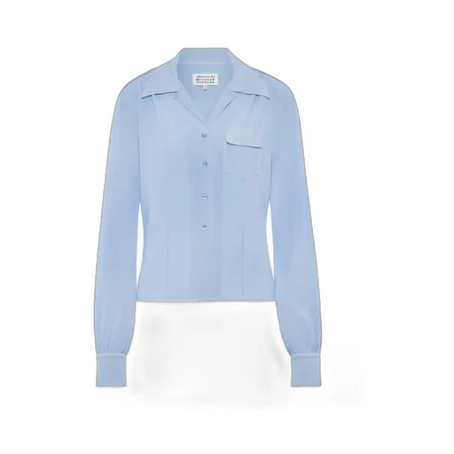 Maison Margiela Long-Sleeved Satin Shirt