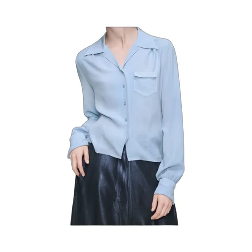 Maison Margiela Long-Sleeved Satin Shirt