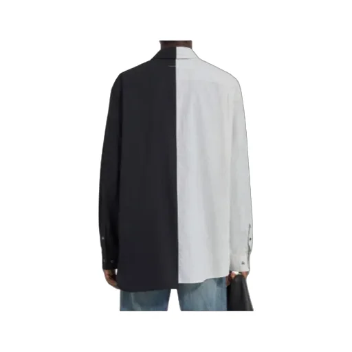 Two-Tone Long-Sleeved Shirt
