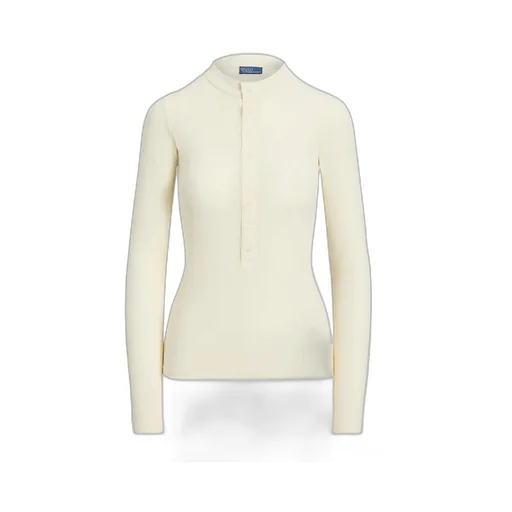 Button-Down Ribbed Top