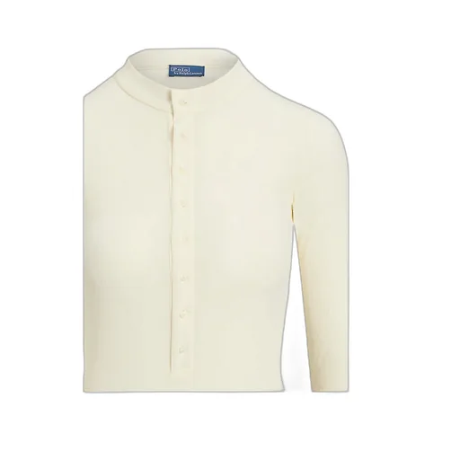 Button-Down Ribbed Top
