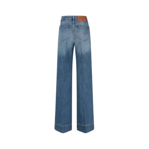 Victoria Beckham Distressed Regular Fit Jeans