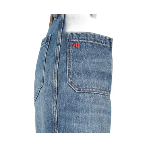 Victoria Beckham Distressed Regular Fit Jeans